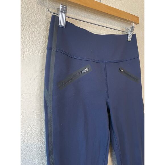 SPANX FD3715 Every Wear Tech Tape Leggings Lapis Blue Minimalist Small - Picture 3 of 14